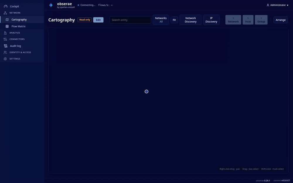 Creating a network and a host