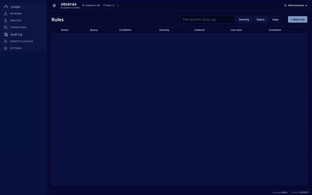 Creating an alert rule